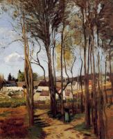 Pissarro, Camille - A Village through the Trees